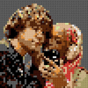 Custom Brick Mosaic