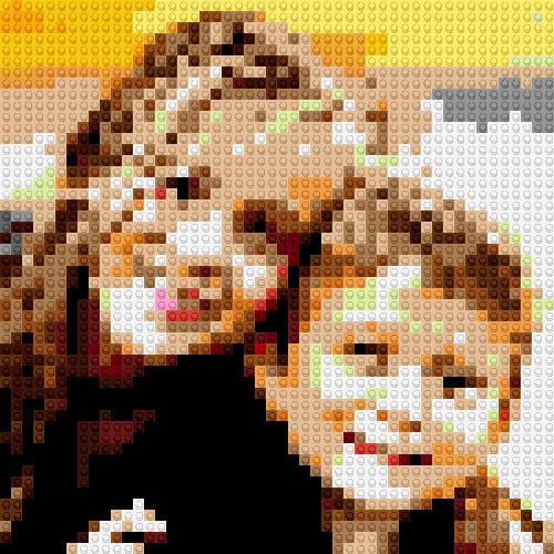 Custom Brick Mosaic