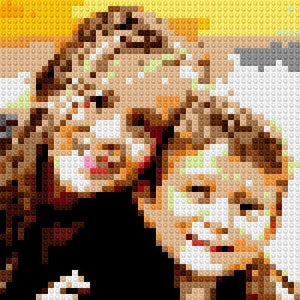 Custom Brick Mosaic