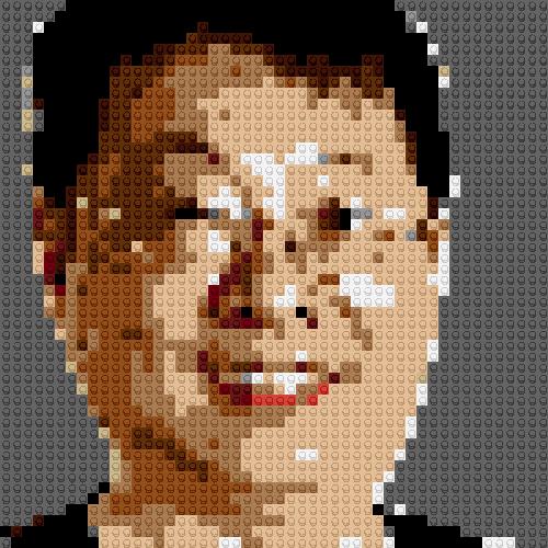 Custom Brick Mosaic