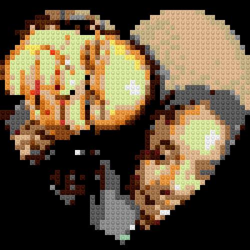 Custom Brick Mosaic