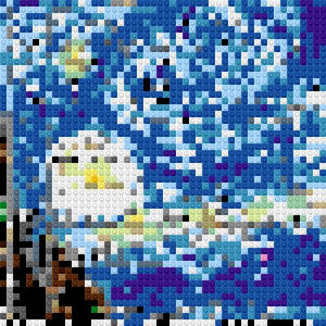Custom Brick Mosaic