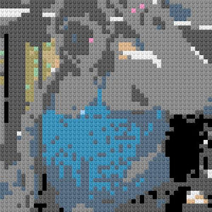 Custom Brick Mosaic