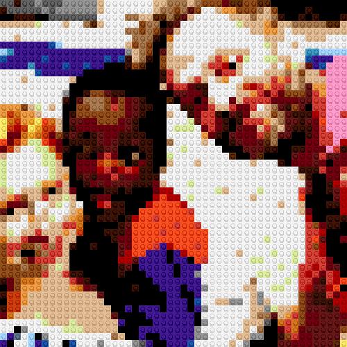 Custom Brick Mosaic