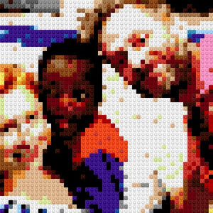 Custom Brick Mosaic