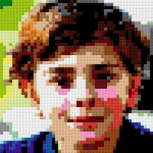 Custom Brick Mosaic