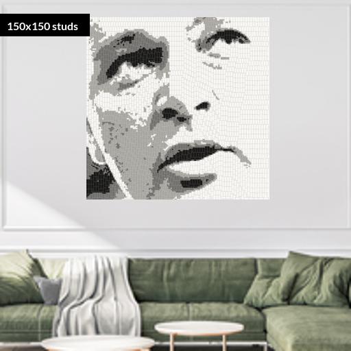 150*150studs, 120*120cm, 47.25*47.25inch