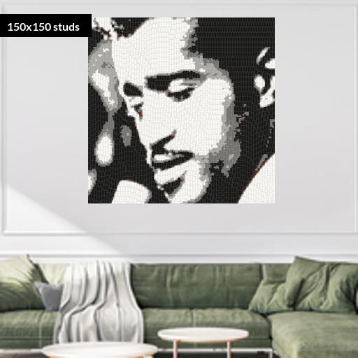 150*150studs, 120*120cm, 47.25*47.25inch