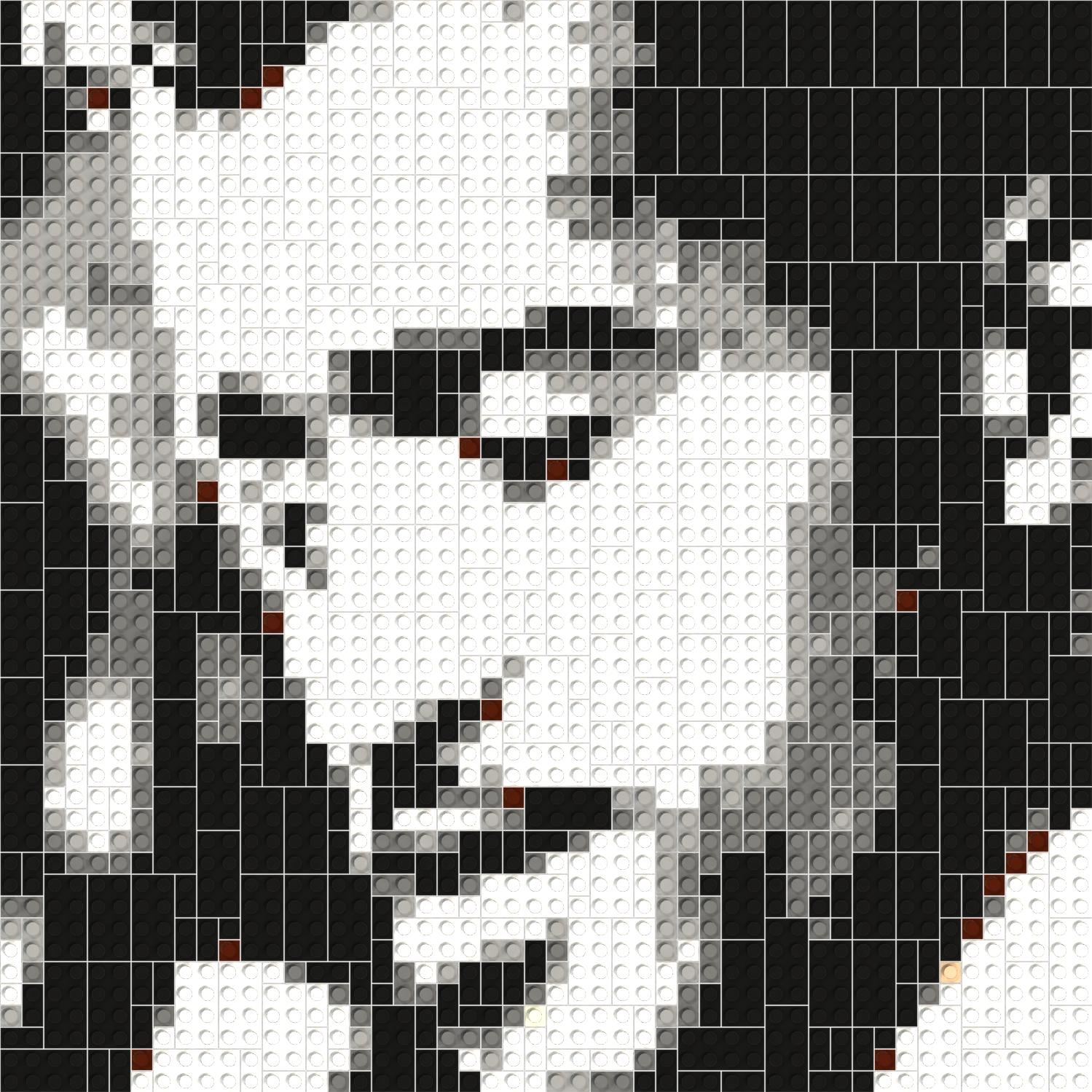 50*50studs, 40*40cm, 15.75*15.75inch